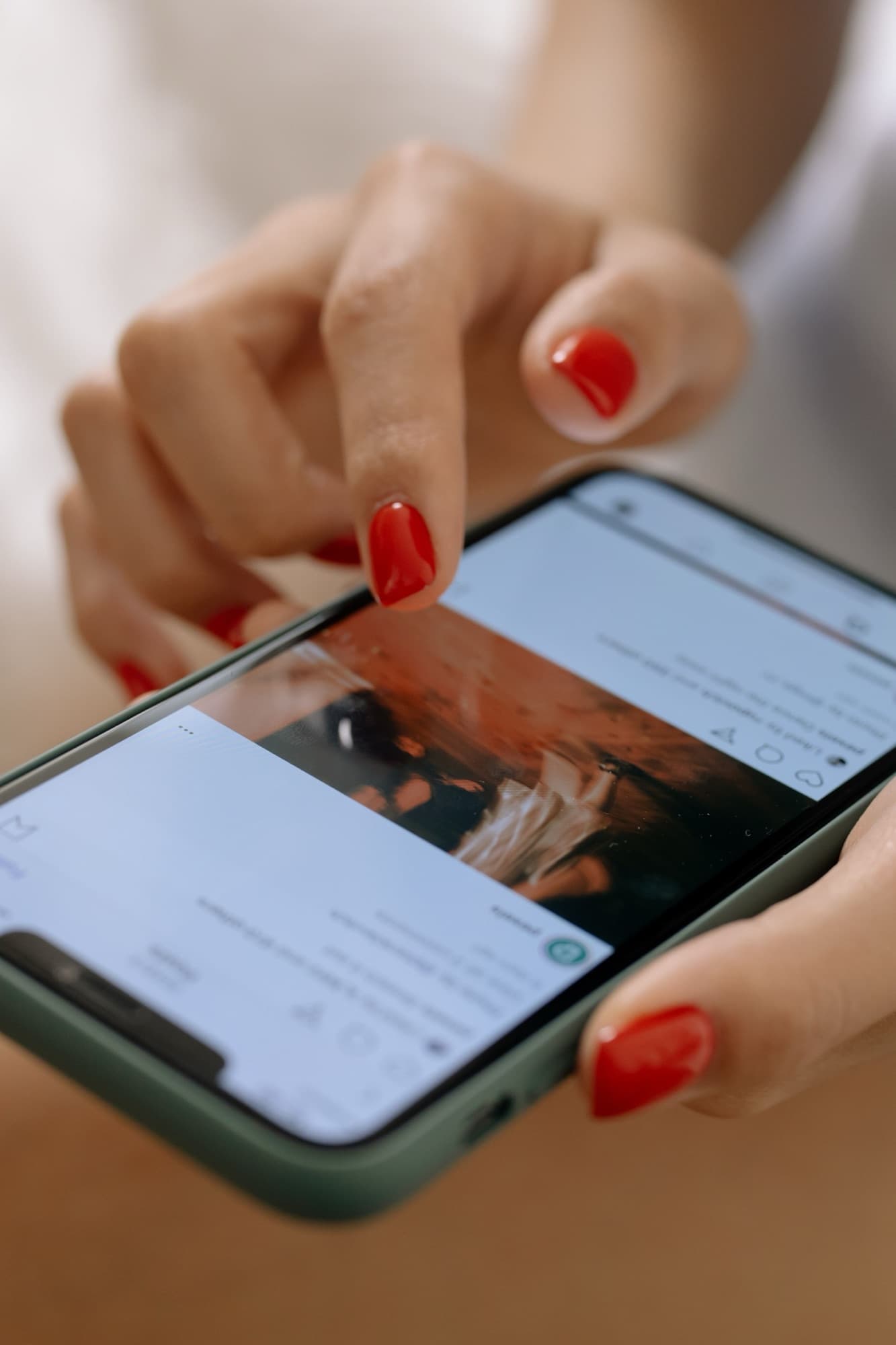 Business owner completing a growth assessment on a phone